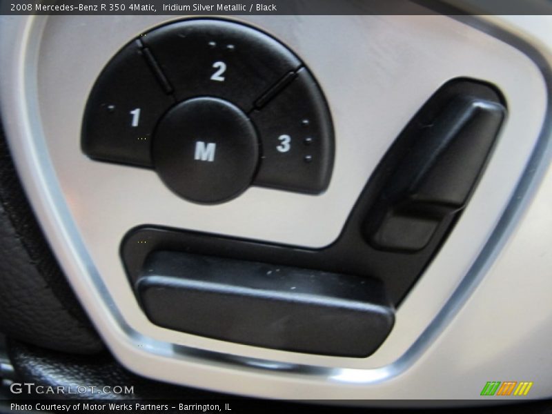 Iridium Silver Metallic / Black 2008 Mercedes-Benz R 350 4Matic