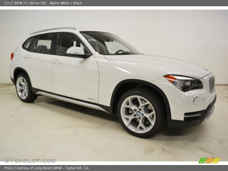Alpine White / Black 2013 BMW X1 sDrive 28i