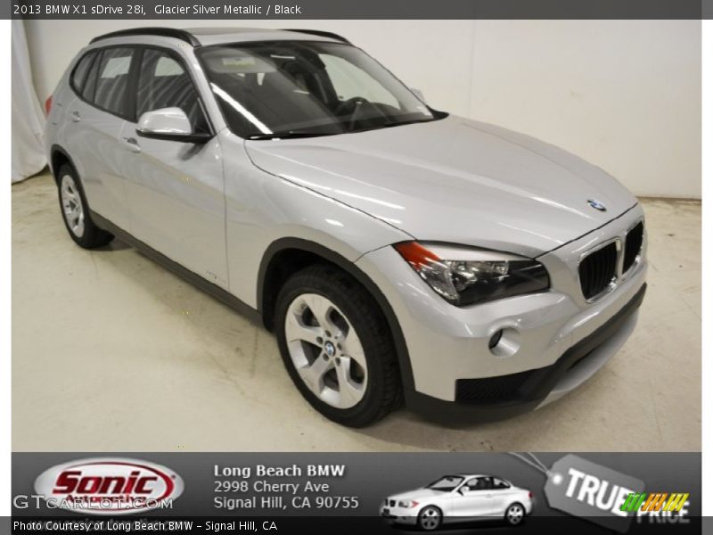 Glacier Silver Metallic / Black 2013 BMW X1 sDrive 28i