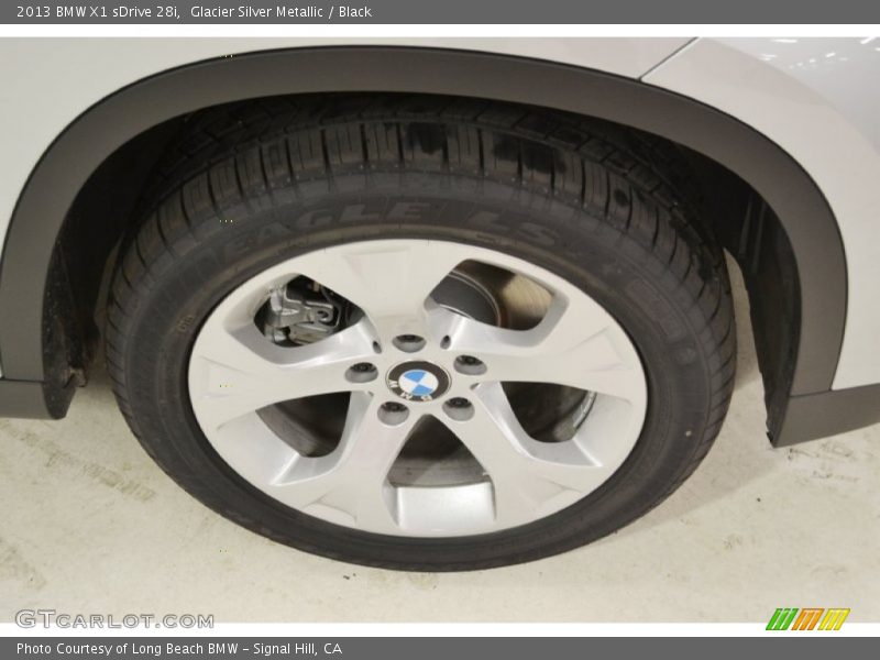 Glacier Silver Metallic / Black 2013 BMW X1 sDrive 28i