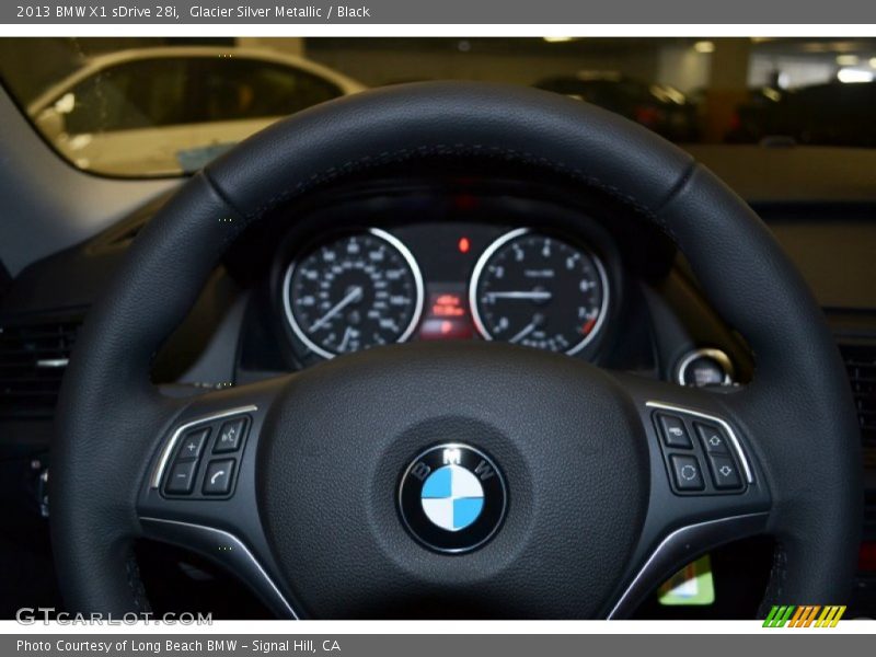 Glacier Silver Metallic / Black 2013 BMW X1 sDrive 28i