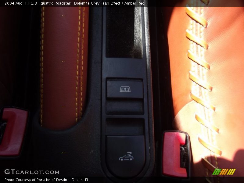Dolomite Grey Pearl Effect / Amber Red 2004 Audi TT 1.8T quattro Roadster