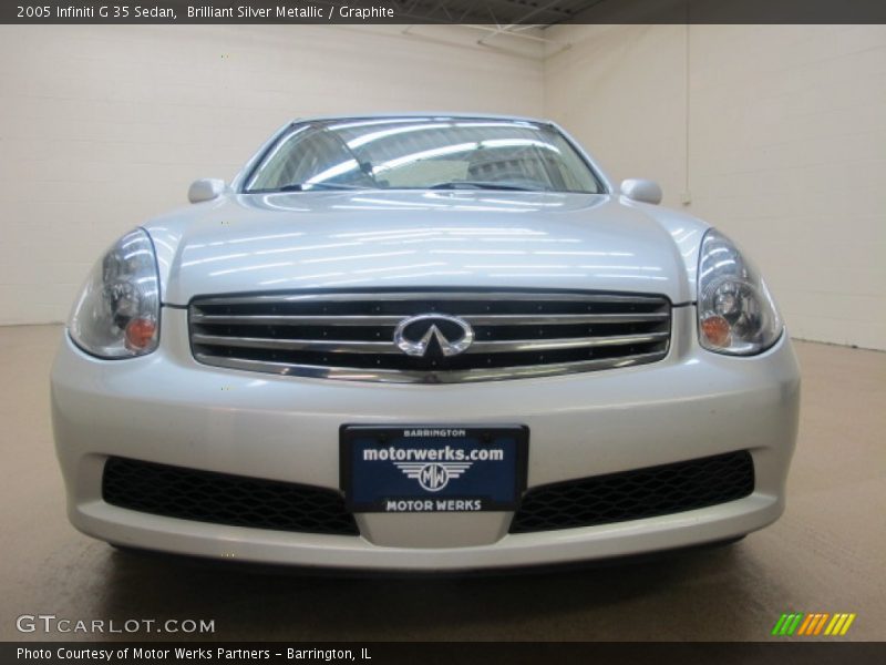 Brilliant Silver Metallic / Graphite 2005 Infiniti G 35 Sedan