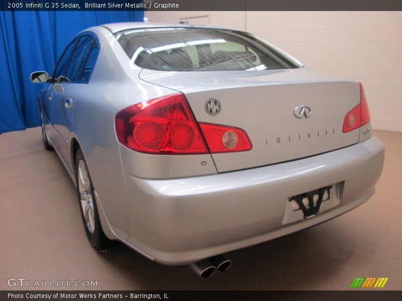 Brilliant Silver Metallic / Graphite 2005 Infiniti G 35 Sedan