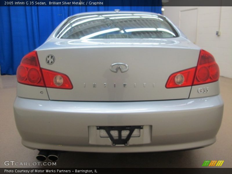 Brilliant Silver Metallic / Graphite 2005 Infiniti G 35 Sedan