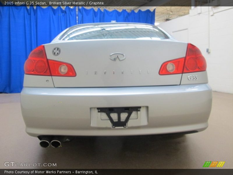 Brilliant Silver Metallic / Graphite 2005 Infiniti G 35 Sedan
