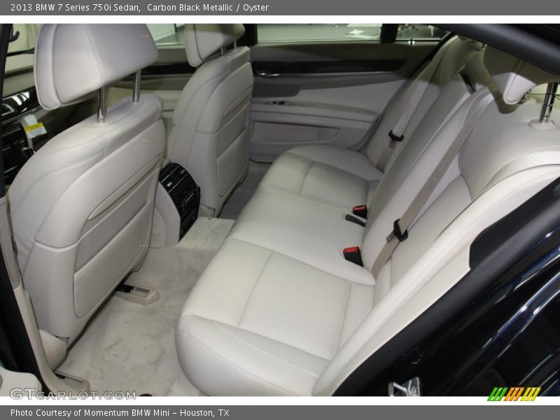 Rear Seat of 2013 7 Series 750i Sedan