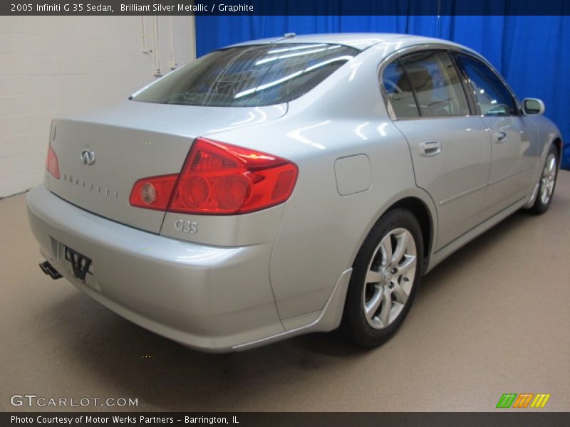 Brilliant Silver Metallic / Graphite 2005 Infiniti G 35 Sedan