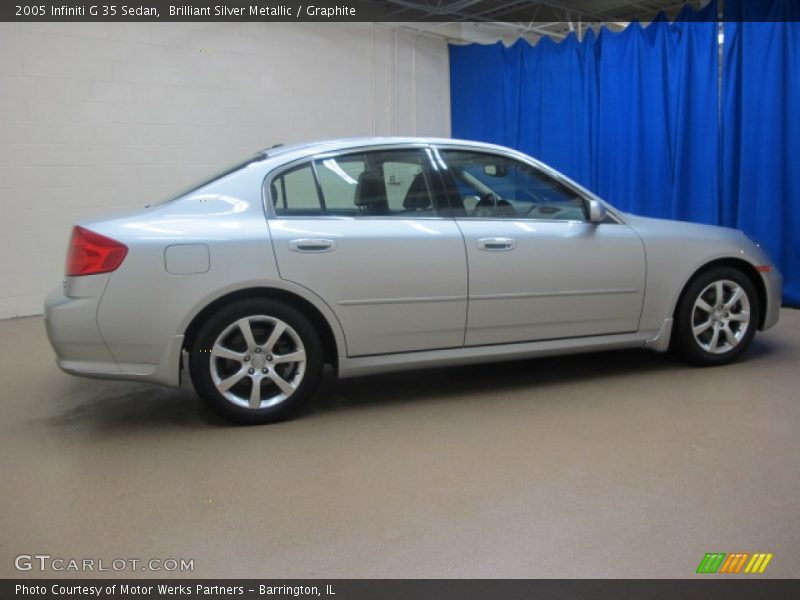 Brilliant Silver Metallic / Graphite 2005 Infiniti G 35 Sedan