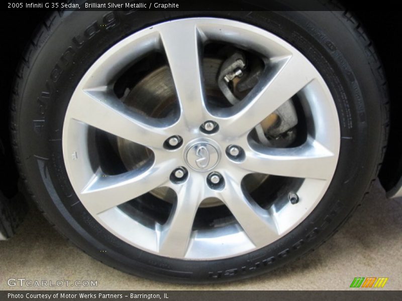 Brilliant Silver Metallic / Graphite 2005 Infiniti G 35 Sedan