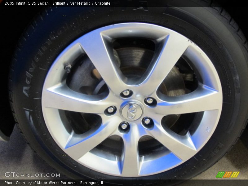 Brilliant Silver Metallic / Graphite 2005 Infiniti G 35 Sedan