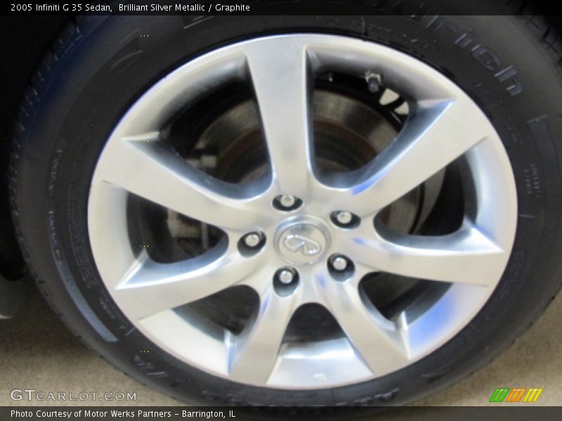 Brilliant Silver Metallic / Graphite 2005 Infiniti G 35 Sedan