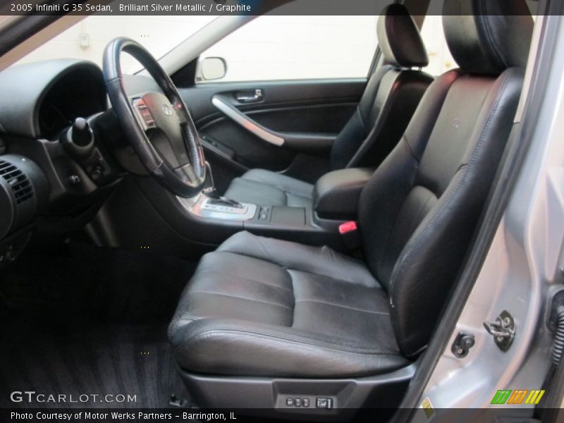 Brilliant Silver Metallic / Graphite 2005 Infiniti G 35 Sedan