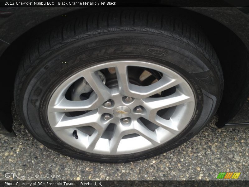 Black Granite Metallic / Jet Black 2013 Chevrolet Malibu ECO