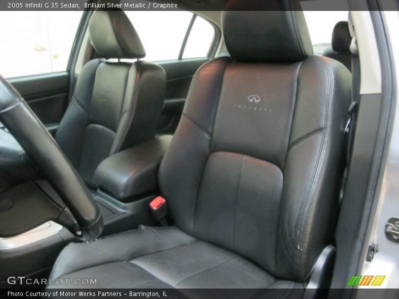 Brilliant Silver Metallic / Graphite 2005 Infiniti G 35 Sedan