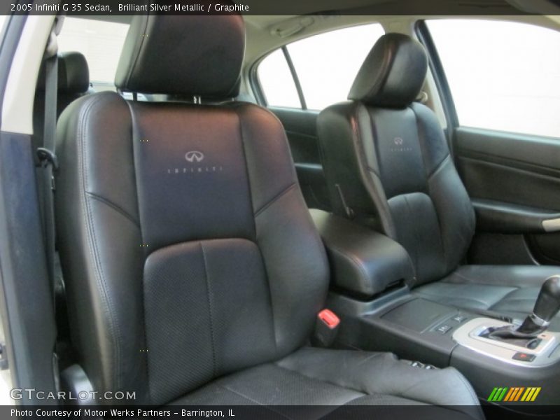 Brilliant Silver Metallic / Graphite 2005 Infiniti G 35 Sedan