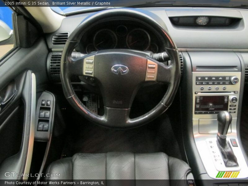 Brilliant Silver Metallic / Graphite 2005 Infiniti G 35 Sedan