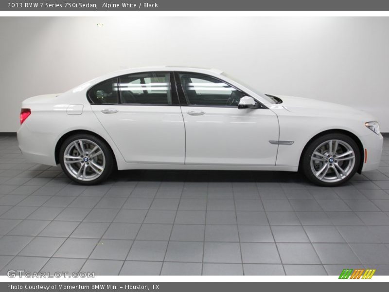Alpine White / Black 2013 BMW 7 Series 750i Sedan