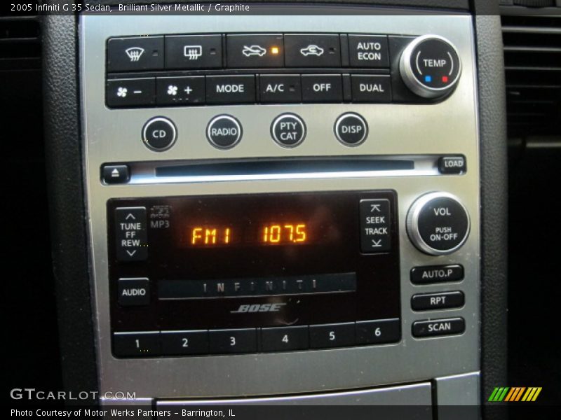 Brilliant Silver Metallic / Graphite 2005 Infiniti G 35 Sedan