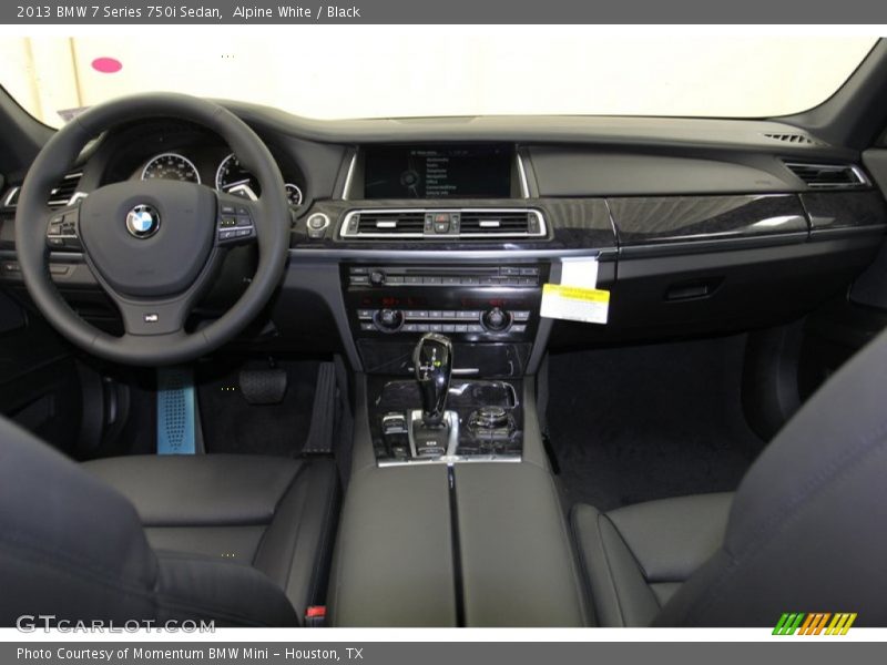 Alpine White / Black 2013 BMW 7 Series 750i Sedan
