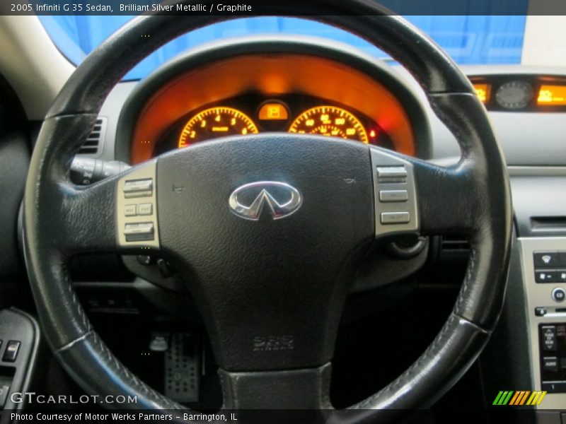 Brilliant Silver Metallic / Graphite 2005 Infiniti G 35 Sedan