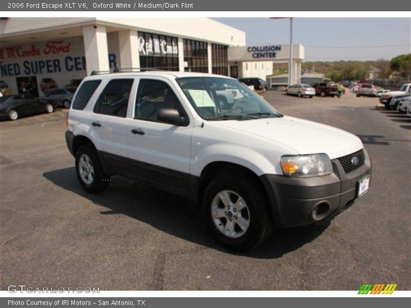 Oxford White / Medium/Dark Flint 2006 Ford Escape XLT V6