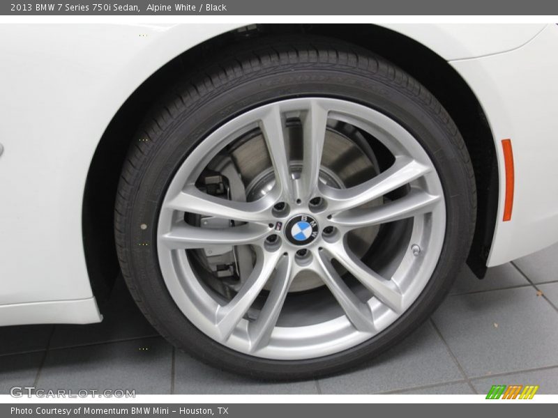 Alpine White / Black 2013 BMW 7 Series 750i Sedan