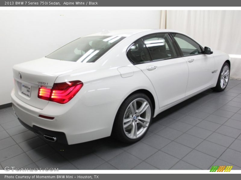 Alpine White / Black 2013 BMW 7 Series 750i Sedan