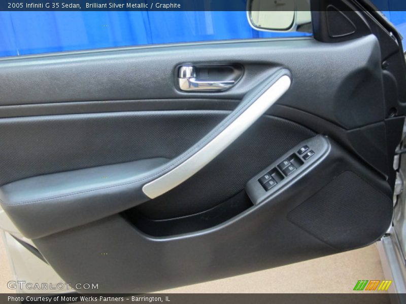 Brilliant Silver Metallic / Graphite 2005 Infiniti G 35 Sedan
