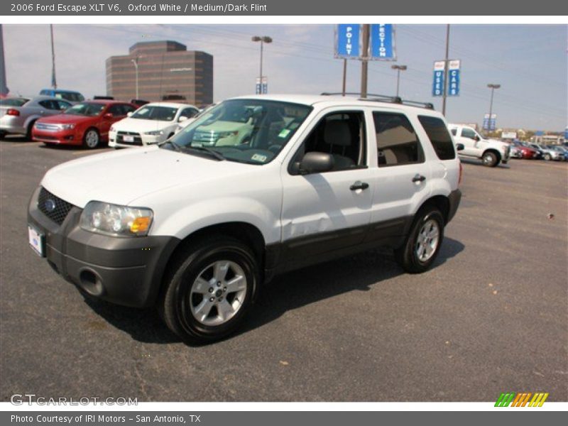 Oxford White / Medium/Dark Flint 2006 Ford Escape XLT V6