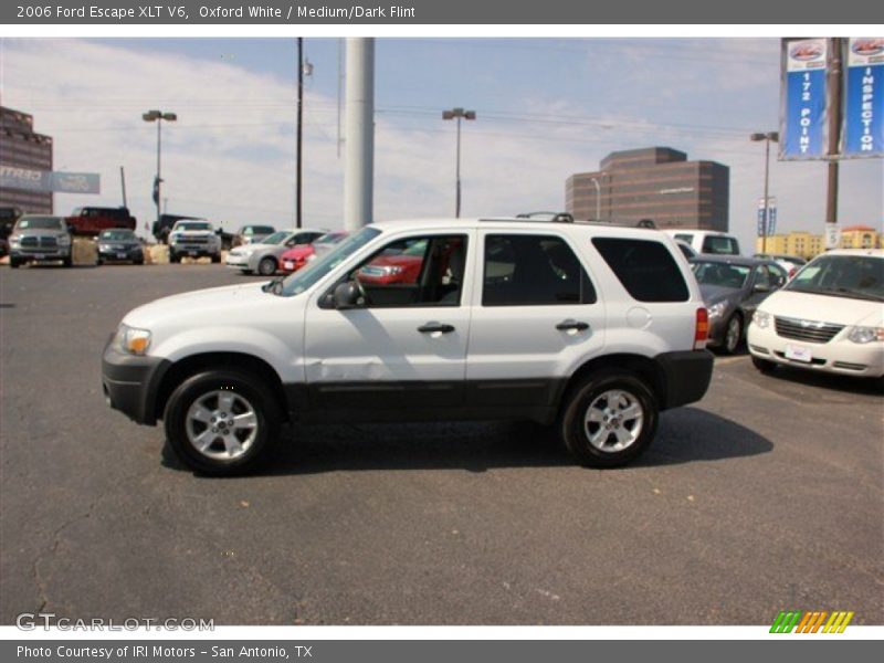 Oxford White / Medium/Dark Flint 2006 Ford Escape XLT V6