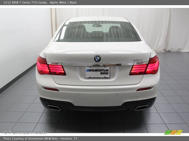 Alpine White / Black 2013 BMW 7 Series 750i Sedan