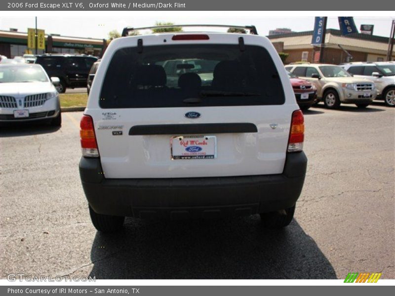 Oxford White / Medium/Dark Flint 2006 Ford Escape XLT V6