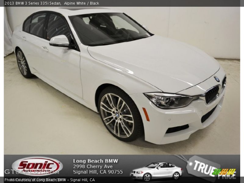 Alpine White / Black 2013 BMW 3 Series 335i Sedan