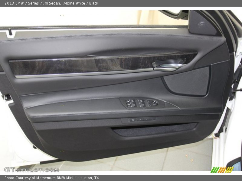 Alpine White / Black 2013 BMW 7 Series 750i Sedan