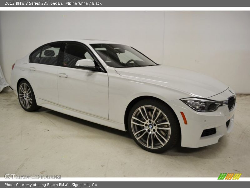 Alpine White / Black 2013 BMW 3 Series 335i Sedan