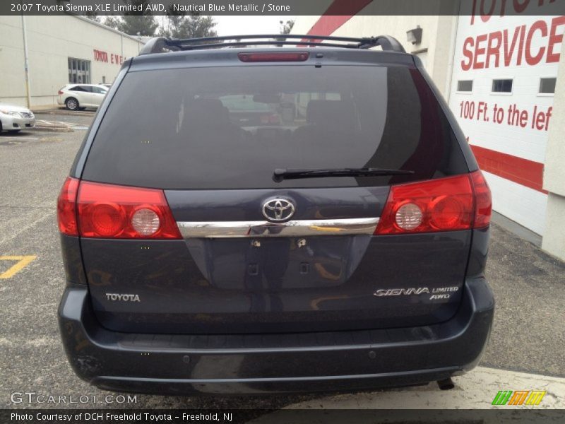 Nautical Blue Metallic / Stone 2007 Toyota Sienna XLE Limited AWD