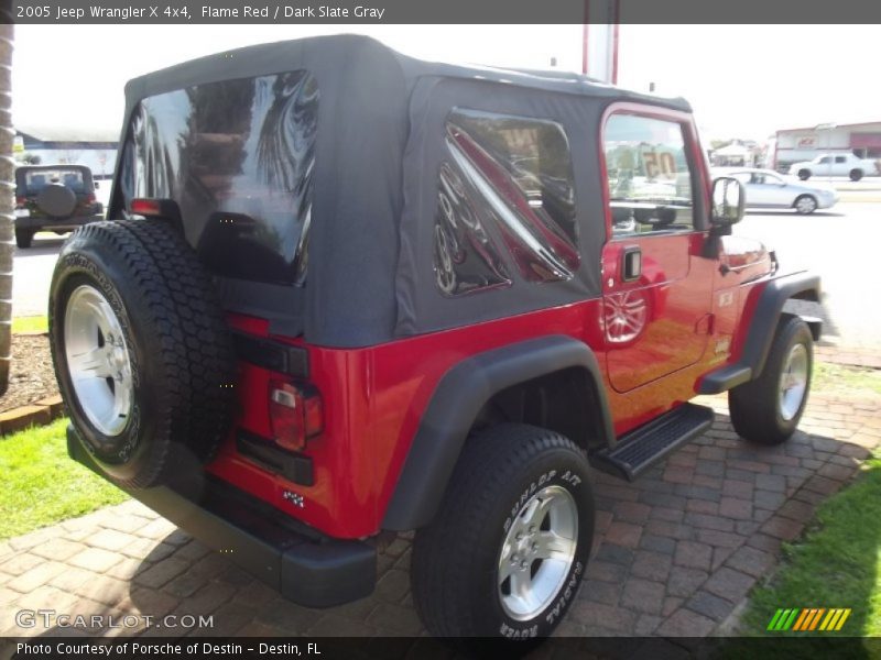 Flame Red / Dark Slate Gray 2005 Jeep Wrangler X 4x4