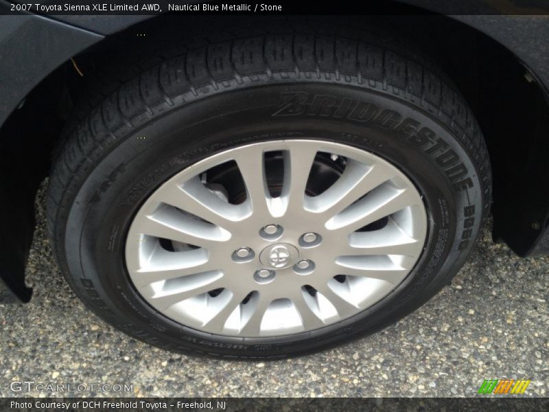 Nautical Blue Metallic / Stone 2007 Toyota Sienna XLE Limited AWD