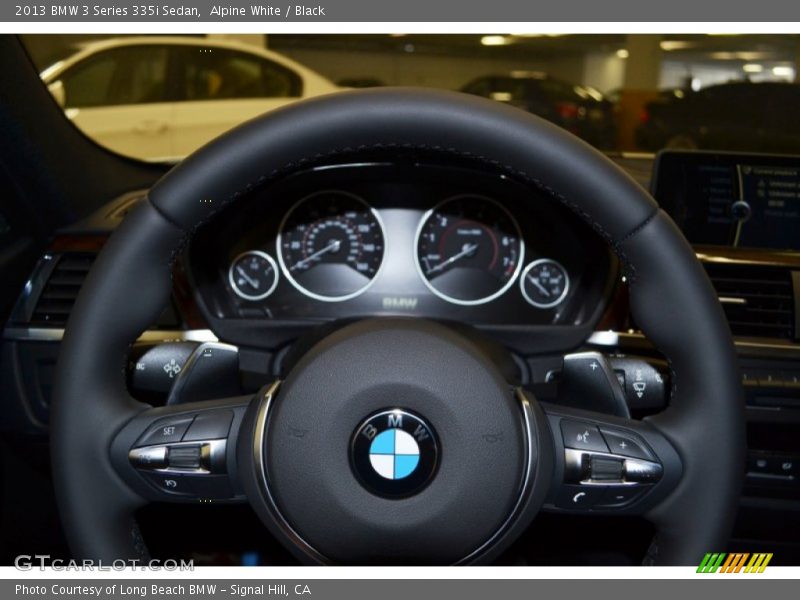 Alpine White / Black 2013 BMW 3 Series 335i Sedan