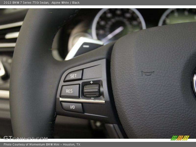 Alpine White / Black 2013 BMW 7 Series 750i Sedan