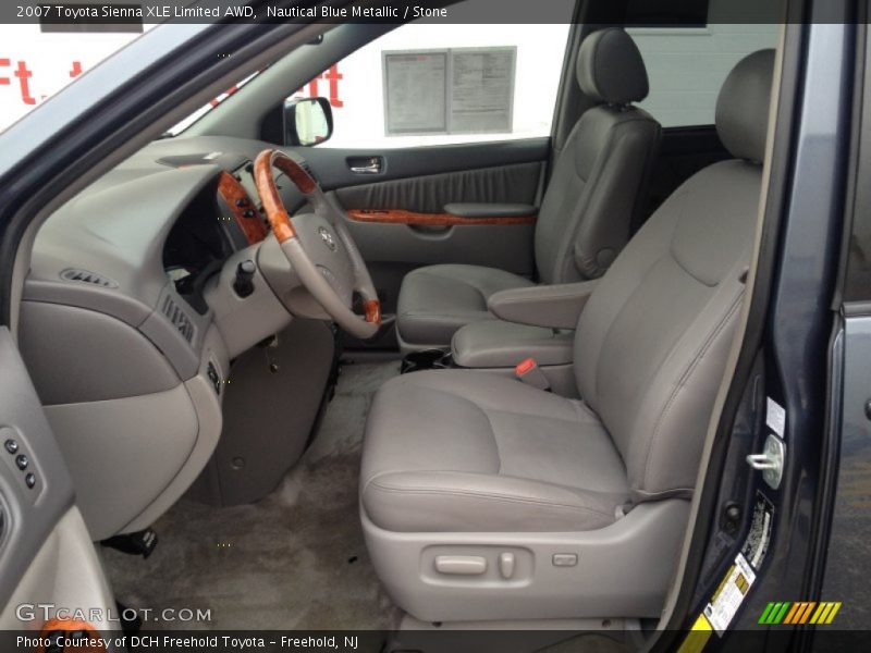 Nautical Blue Metallic / Stone 2007 Toyota Sienna XLE Limited AWD