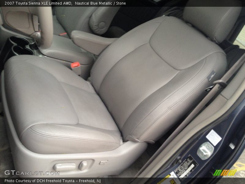 Nautical Blue Metallic / Stone 2007 Toyota Sienna XLE Limited AWD