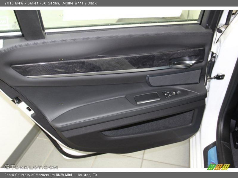 Alpine White / Black 2013 BMW 7 Series 750i Sedan