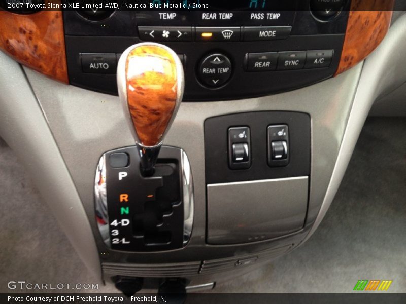 Nautical Blue Metallic / Stone 2007 Toyota Sienna XLE Limited AWD