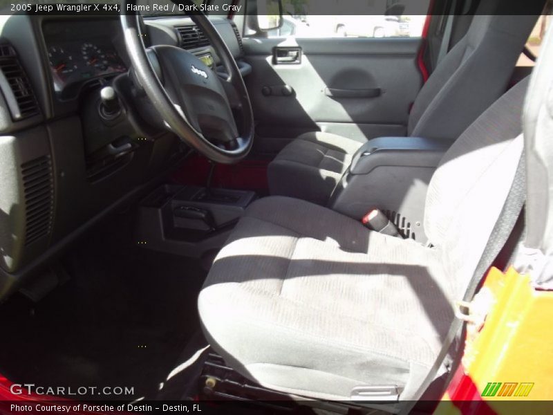 Flame Red / Dark Slate Gray 2005 Jeep Wrangler X 4x4
