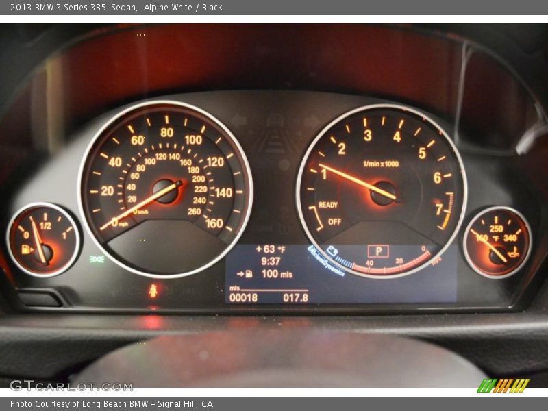 Alpine White / Black 2013 BMW 3 Series 335i Sedan