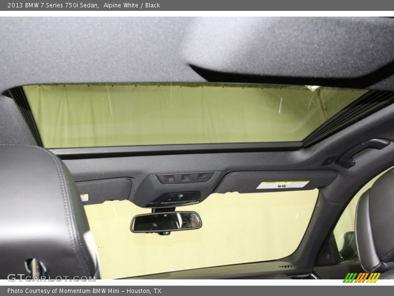 Alpine White / Black 2013 BMW 7 Series 750i Sedan