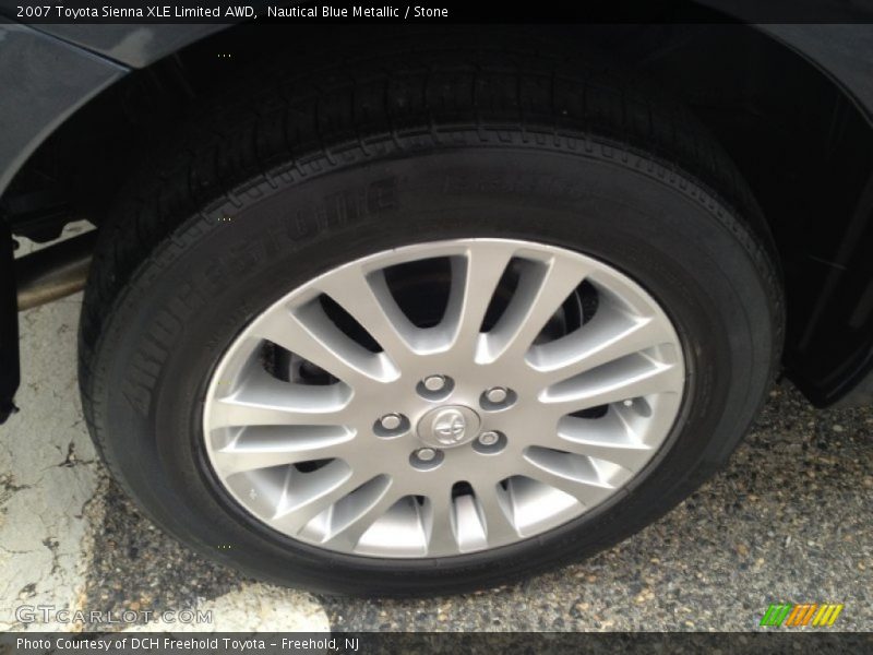 Nautical Blue Metallic / Stone 2007 Toyota Sienna XLE Limited AWD