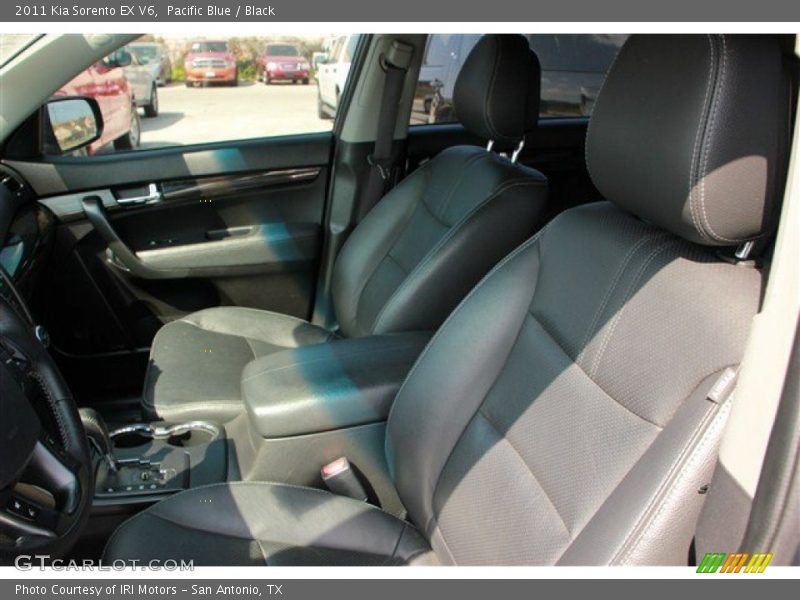 Pacific Blue / Black 2011 Kia Sorento EX V6